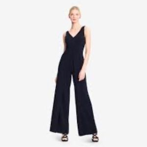 Fabulous black jumpsuit with wide legs- like new condition!